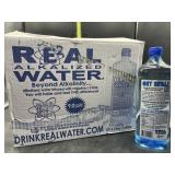 Real alkalized water bottles - 12 1 liter bottles