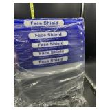 6 face shields - protective isolation mask