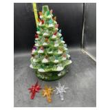 12in ceramic battery operated Christmas tree