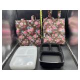 10 3 compartment food prep containers with lids