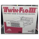 Twin-flo III the first name in kickspace heaters