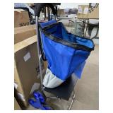 3 wheel folding cart with shopping bag