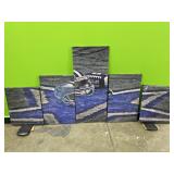 Dallas cowboys football photo on framed canvas -