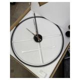 24in decorative clock