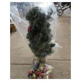 1ft Christmas tree with ornaments - new