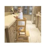 WOOD CITY Kitchen Stool Helper for Kids with