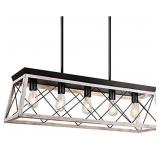 New in Box  Qamra Farmhouse Chandelier Kitchen