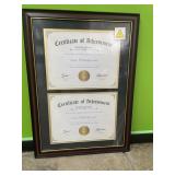 Achievement photo frame