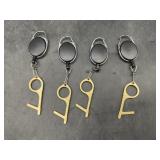 4 multipurpose door openers with retractable key