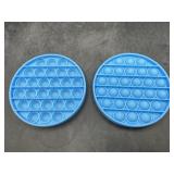 2 silicone bubble poppers - fidget toy