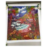 2 canvas arts - 20x22 & 24x36in