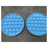 2 silicone bubble poppers - fidget toy