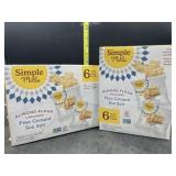 12 snack packs of almond flour crackers - fine