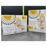 12 snack packs of almond flour crackers - fine
