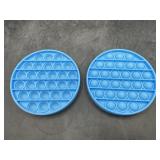 2 silicone bubble poppers - fidget toy