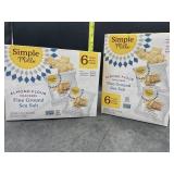 12 snack packs of almond flour crackers - fine