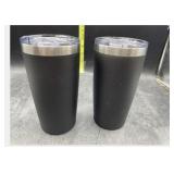 2 20oz insulated tumblers