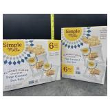 12 snack packs of almond flour crackers - fine