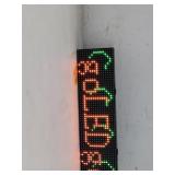 Brand New LED Programable Sign  Works Good 25"