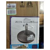 Patio Umbrella Base.  26.5 lb.  Needs base pole