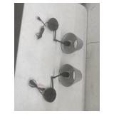 2 Brand New Wall Lights with Adjustable Arms.