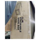 12 New Clear Shoe Boxes great for Teachers