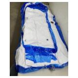 Inflatable pool 23x62in with electric pump