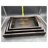 Set of 3 nesting trays