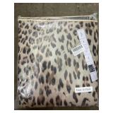 Non skid area rug - leopard print