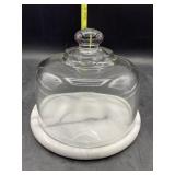 Cheese done with marble bottom