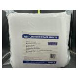 100count cushion foam sheets - great for packing