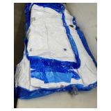 Inflatable pool 23x62in with electric pump