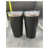 2 20oz insulated tumblers