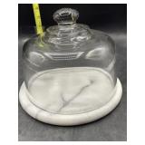 Cheese done with marble bottom