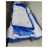 Inflatable pool 23x62in with electric pump