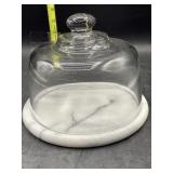 Cheese done with marble bottom