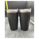2 20oz insulated tumblers