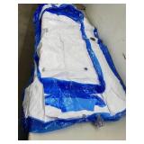 Inflatable pool 23x62in with electric pump