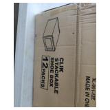 New 12 Pack Stackable Shoe Boxes.    Great for