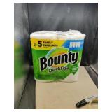 Bounty Quick Size Paper Towels   2 Roll Pack 2