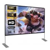 Projector Screen with Stand 100 inch 16:9 HD 4K