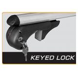 54in  Aluminum Roof Top Cross Bar Set