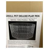 Small deluxe pet play pen
