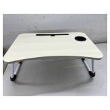 Folding laptop table