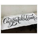 Congratulations banner - 5x3ft