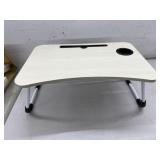 Folding laptop table