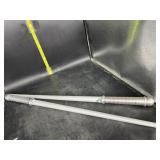 2 lighted light sabers - colors may vary