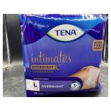 Tena intimates overnight underwear size large -