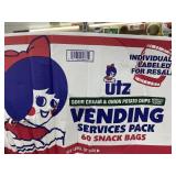 60 1oz bags utz sour cream and onion potato chips
