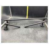 3 piece bathroom set - towel bar, toilet paper